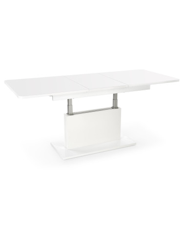 RASPUTIN Ławostół Rozkładany Biały Mat 126-167cm - Przemiana z Ławy w Stół