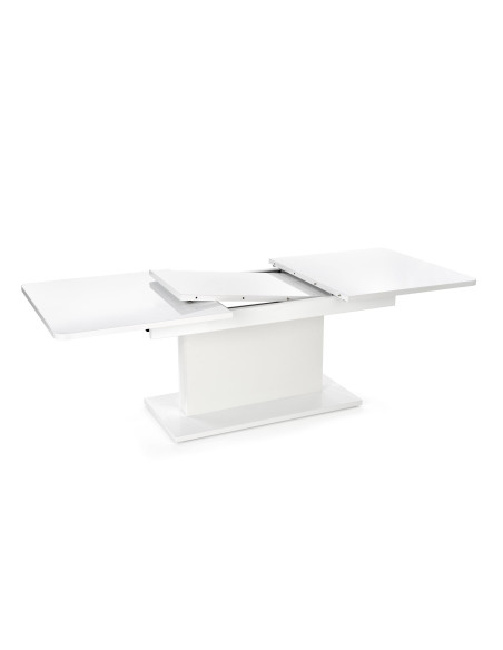 RASPUTIN Ławostół Rozkładany Biały Mat 126-167cm - Przemiana z Ławy w Stół