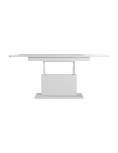 RASPUTIN Ławostół Rozkładany Biały Mat 126-167cm - Przemiana z Ławy w Stół