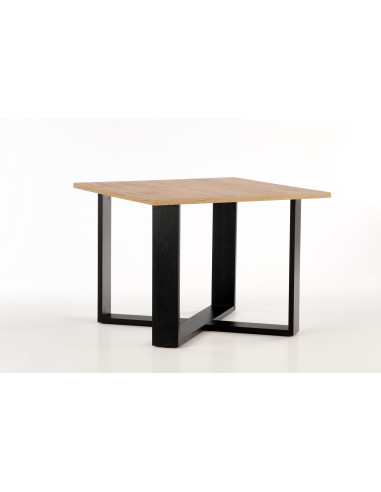 CROSS Ława Styl Skandynawski 67/67cm Podstawa Krzyżak - Dąb Wotan/Czarny