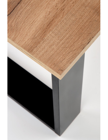 Ława loftowa LIBRA dąb wotan/czarny