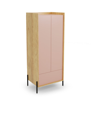 MOBIUS Szafka Hikora/Antyczny Róż 78x179cm - Elegancja i Innowacja