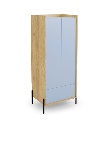 MOBIUS Szafka Hikora/Niebieski Horyzont 78x179cm - Kolorowy Akcent w Domu