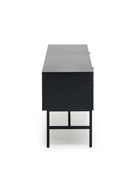 MURANO Stolik RTV Dąb Artisan/Czarny 150x61cm - Stylowy i Praktyczny