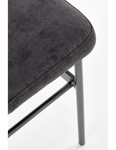 SMART Krzesło Dąb Naturalny/Czarny - Sklejka/Tkanina - Komfort i Design