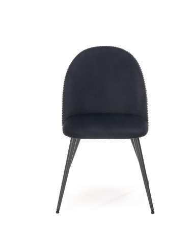 K478 krzesło czarny - biały (1p 4szt)