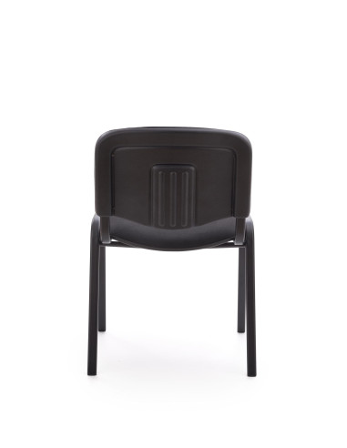 ISO Uniwersalne Krzesło Czarne, Stal Lakierowana - Klasyczna Elegancja