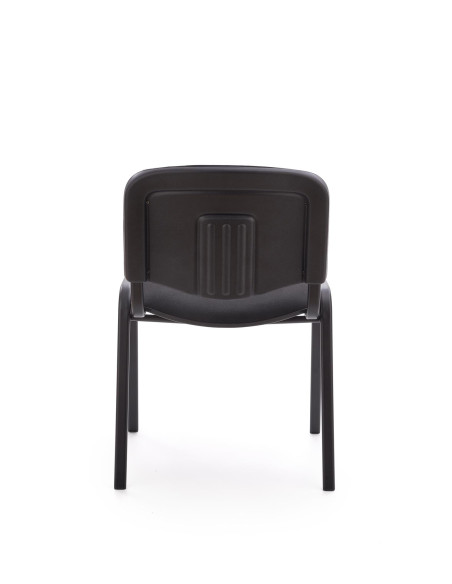 ISO Uniwersalne Krzesło Czarne, Stal Lakierowana - Klasyczna Elegancja