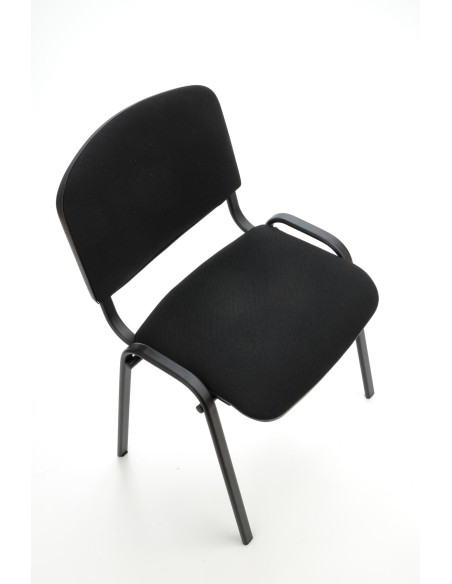 ISO Uniwersalne Krzesło Czarne, Stal Lakierowana - Klasyczna Elegancja