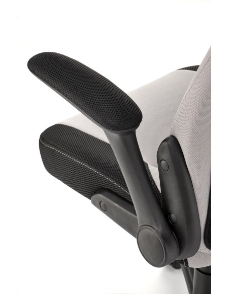 BLOOM fotel gabinetowy popielaty / czarny (1p 1szt)