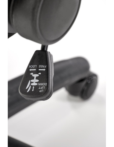 BLOOM fotel gabinetowy popielaty / czarny (1p 1szt)