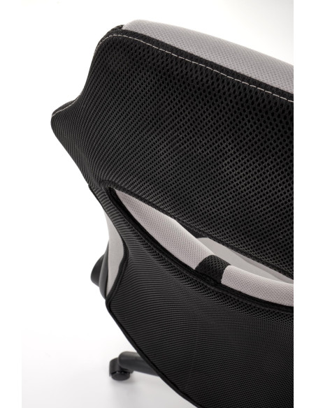 BLOOM fotel gabinetowy popielaty / czarny (1p 1szt)