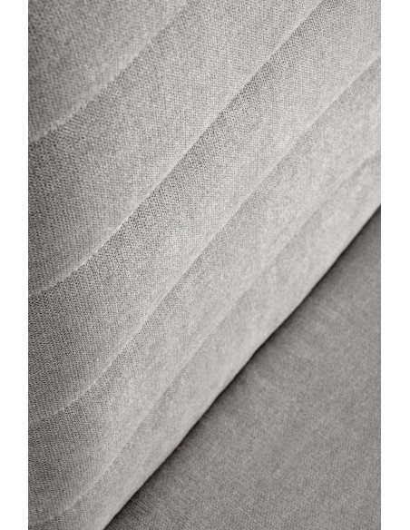 K493 Krzesło z Poziomymi Przeszyciami Popielate - Wygodne i Stylowe