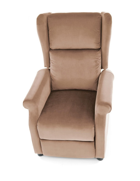 AGUSTIN_2 Fotel Rozkładany Beżowy BLUVEL 28 - Komfort i Praktyczność