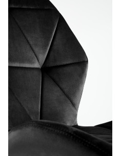 K453 Krzesło Pikowane w Trójkąty Czarne BLUVEL 19 - Elegancja i Styl 2