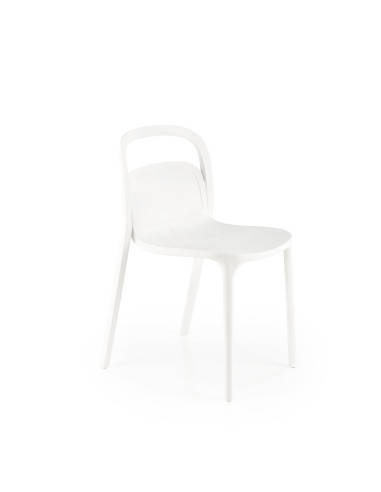 K490 Krzesło Białe Polipropylen - Nowoczesny Design i Lekkość Formy