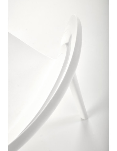 K490 Krzesło Białe Polipropylen - Nowoczesny Design i Lekkość Formy