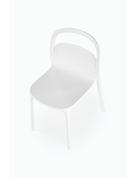 K490 Krzesło Białe Polipropylen - Nowoczesny Design i Lekkość Formy