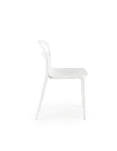 K490 Krzesło Białe Polipropylen - Nowoczesny Design i Lekkość Formy