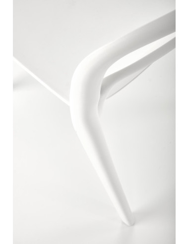 K490 Krzesło Białe Polipropylen - Nowoczesny Design i Lekkość Formy