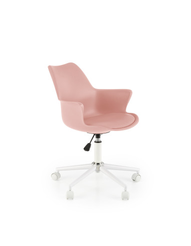 GASLY Fotel Młodzieżowy Różowy Polipropylen/Eko Skóra - Wygoda i Styl