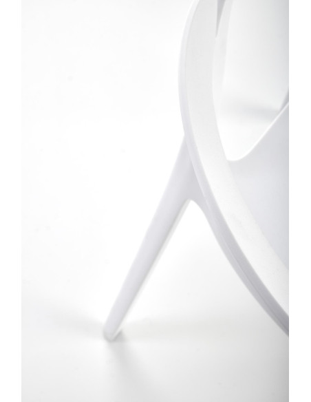 K491 Krzesło Białe Polipropylen z Podłokietnikami - Lekkość i Styl