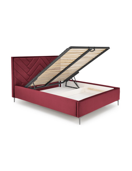 MODULO z Pojemnikiem do Łóżka Modułowego SERENO Bordowy Velvet