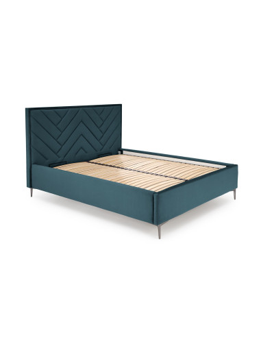 MODULO z Pojemnikiem do Łóżka Modułowego SERENO Ciemny Zielony Velvet