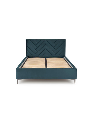 MODULO z Pojemnikiem do Łóżka Modułowego SERENO Ciemny Zielony Velvet