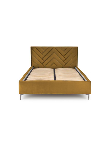 MODULO z Pojemnikiem do Łóżka Modułowego SERENO Musztardowy Velvet