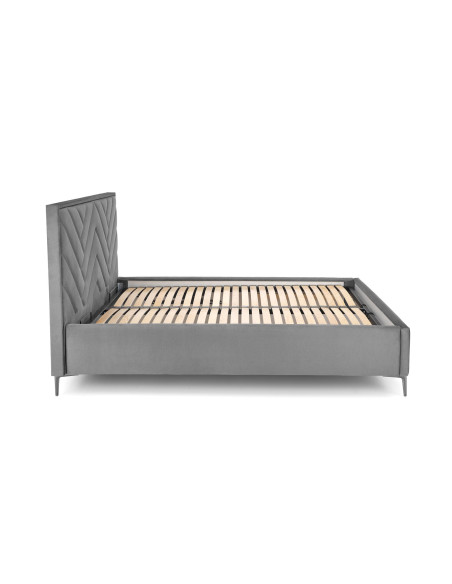 MODULO z Pojemnikiem do Łóżka Modułowego SERENO Popiel Velvet