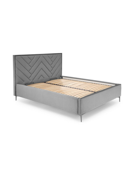 MODULO z Pojemnikiem do Łóżka Modułowego SERENO Popiel Velvet