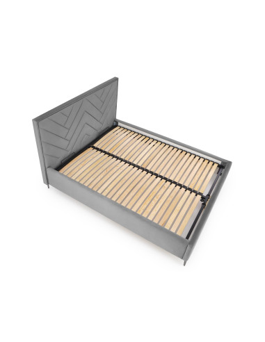 MODULO z Pojemnikiem do Łóżka Modułowego SERENO Popiel Velvet