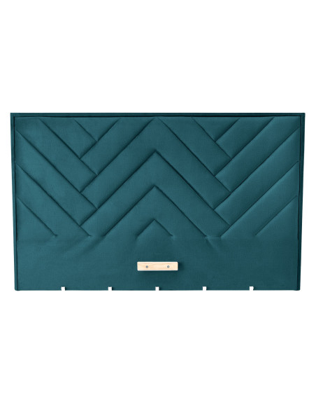 MODULO w Jodełkę do Łóżka SERENO C. Zielony Velvet - Luksusowy Akcent