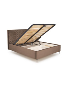 MODULO Pikowane W-2 do Łóżka SERENO Beżowe Velvet - Elegancja i Komfort 2