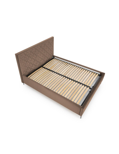 MODULO Pikowane W-2 do Łóżka SERENO Beżowe Velvet - Elegancja i Komfort