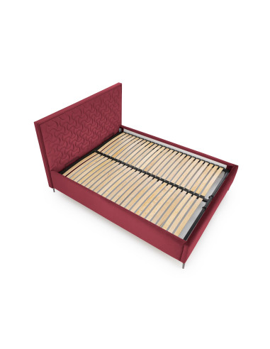 MODULO W2 łóżko 160 - wezgłowie bordowy tap. Monolith 59