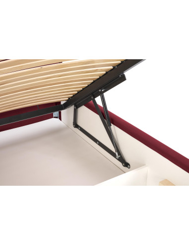 MODULO W2 łóżko 160 - wezgłowie bordowy tap. Monolith 59