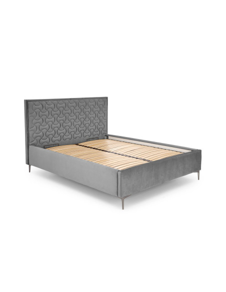 MODULO Pikowane W-2 do Łóżka SERENO Popiel Velvet - Luksus i Styl