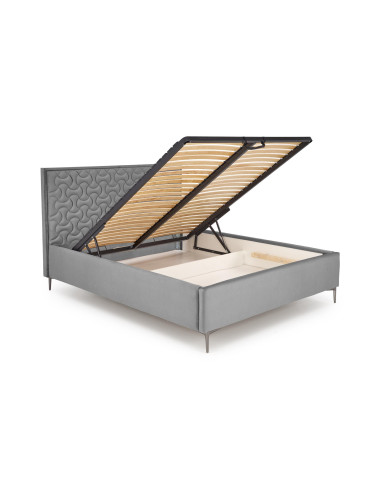 MODULO Pikowane W-2 do Łóżka SERENO Popiel Velvet - Luksus i Styl