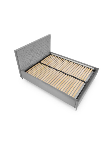 MODULO Pikowane W-2 do Łóżka SERENO Popiel Velvet - Luksus i Styl