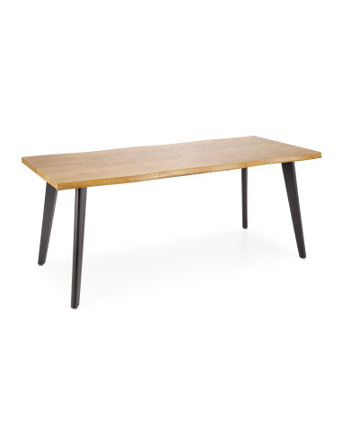 DICKSON_2 Stół Rozkładany Dąb Naturalny 150-210cm - Przestrzeń i Komfort