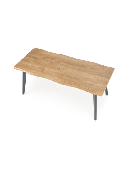 DICKSON_2 Stół Rozkładany Dąb Naturalny 150-210cm - Przestrzeń i Komfort