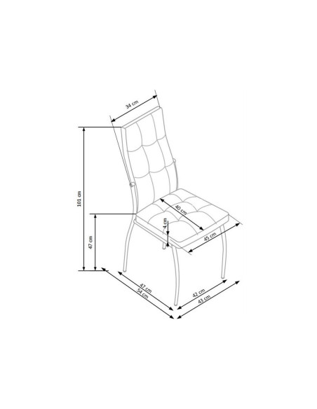 K416 krzesło musztardowy velvet (1p 4szt)