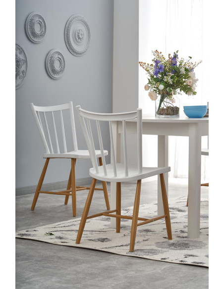 RINGO Stół Rozkładany Biały 102-142cm - Nowoczesność i Praktyczność