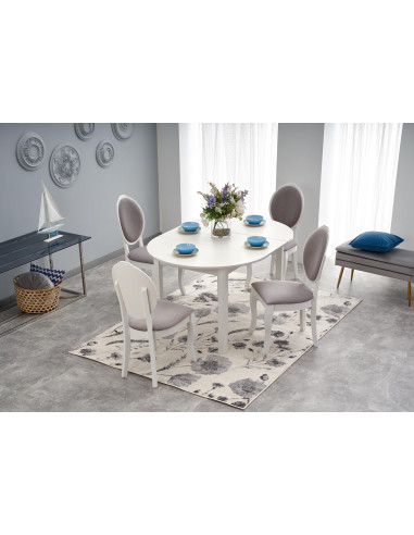 RINGO Stół Rozkładany Biały 102-142cm - Nowoczesność i Praktyczność