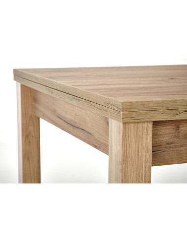 GRACJAN Stół Rozkładany Dąb Craft 80-160cm - Kompaktowy i Wielofunkcyjny