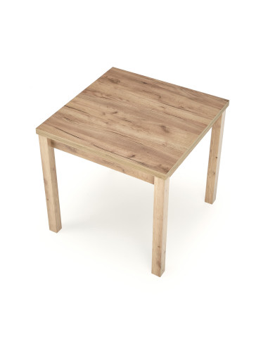 GRACJAN Stół Rozkładany Dąb Craft 80-160cm - Kompaktowy i Wielofunkcyjny