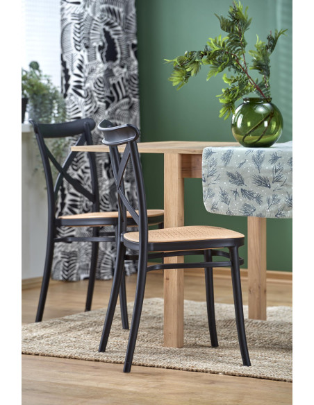 GRACJAN Stół Rozkładany Dąb Craft 80-160cm - Kompaktowy i Wielofunkcyjny