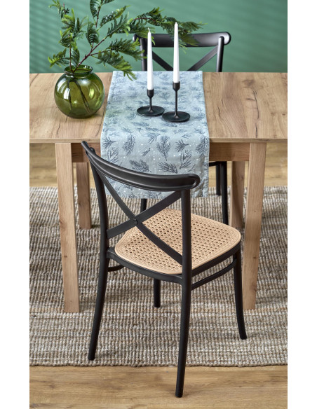 GRACJAN Stół Rozkładany Dąb Craft 80-160cm - Kompaktowy i Wielofunkcyjny